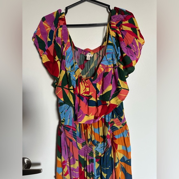 Plus Size Terra & Sky Boho Maxi Dress - Picture 2 of 2